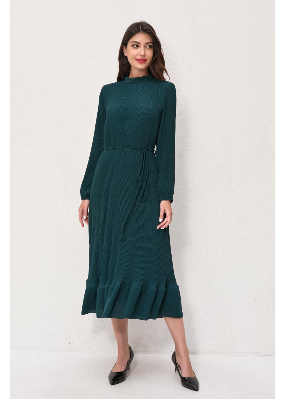 Forest Grace Midi Dress