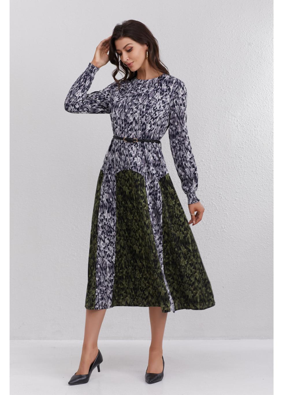 Mossy Meadow Midi Dress