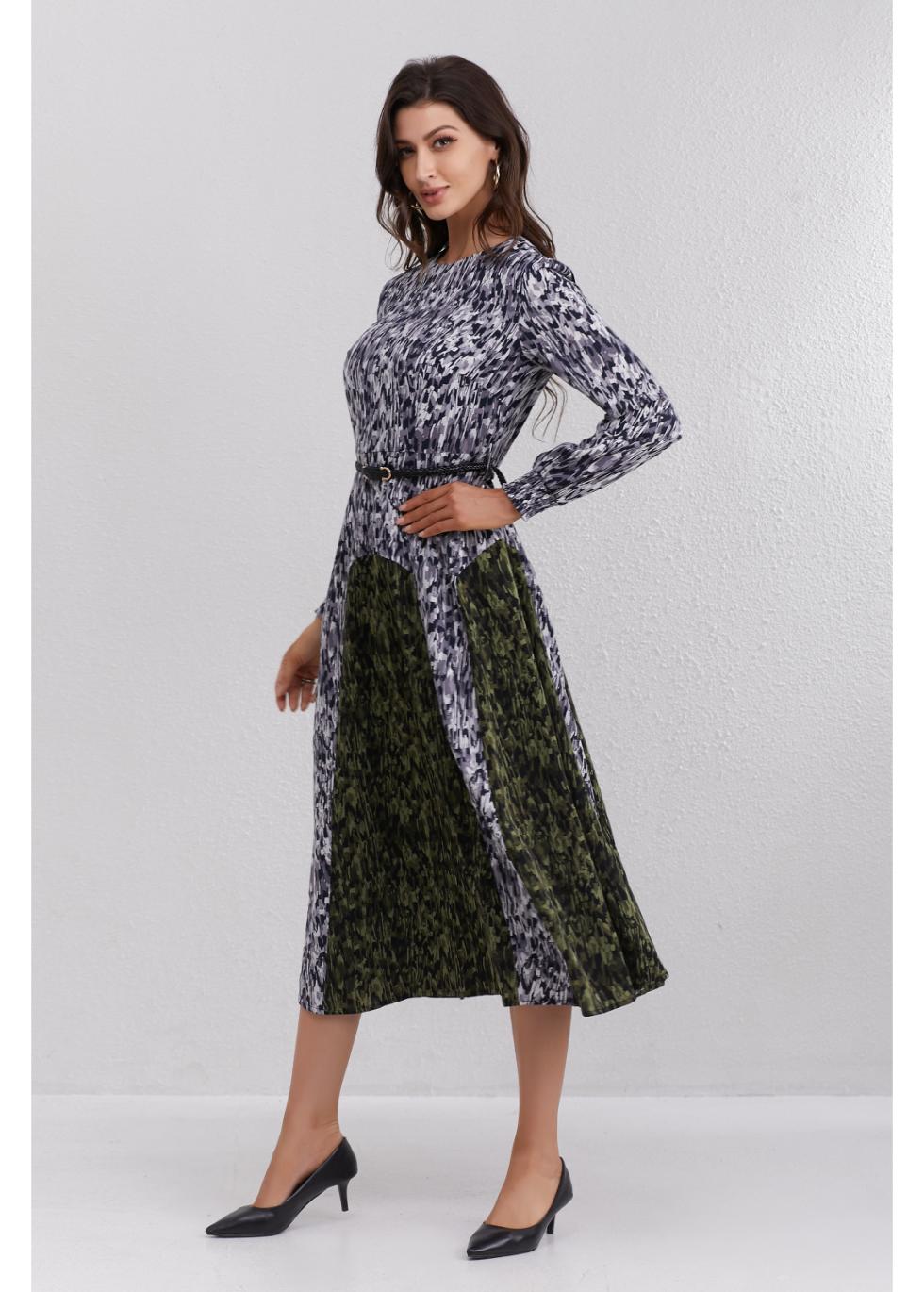 Mossy Meadow Midi Dress