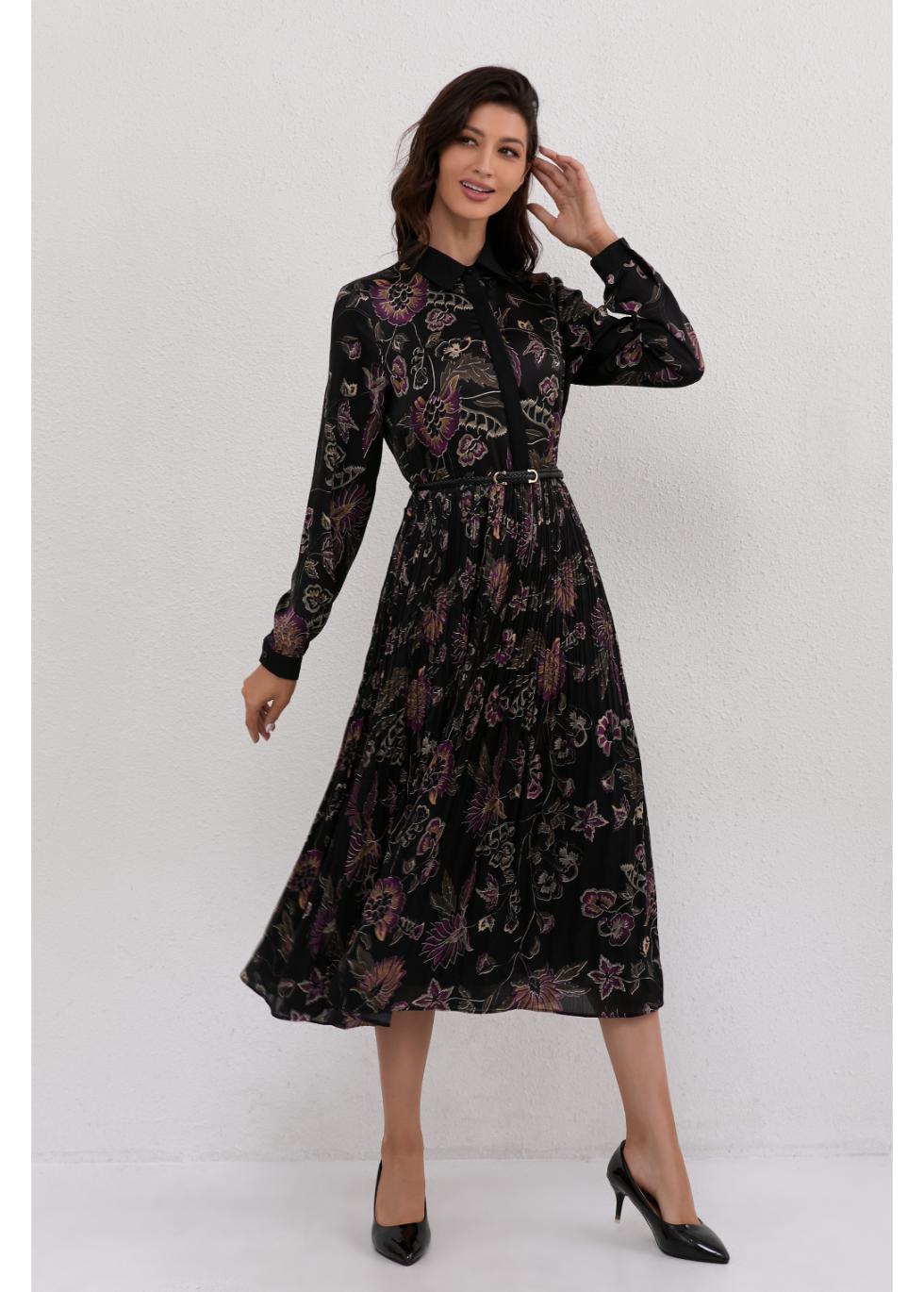 Eclipse Bloom Midi Dress