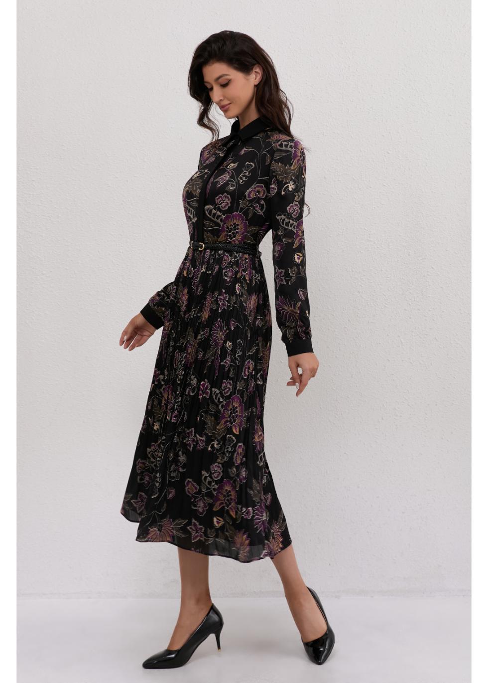 Eclipse Bloom Midi Dress